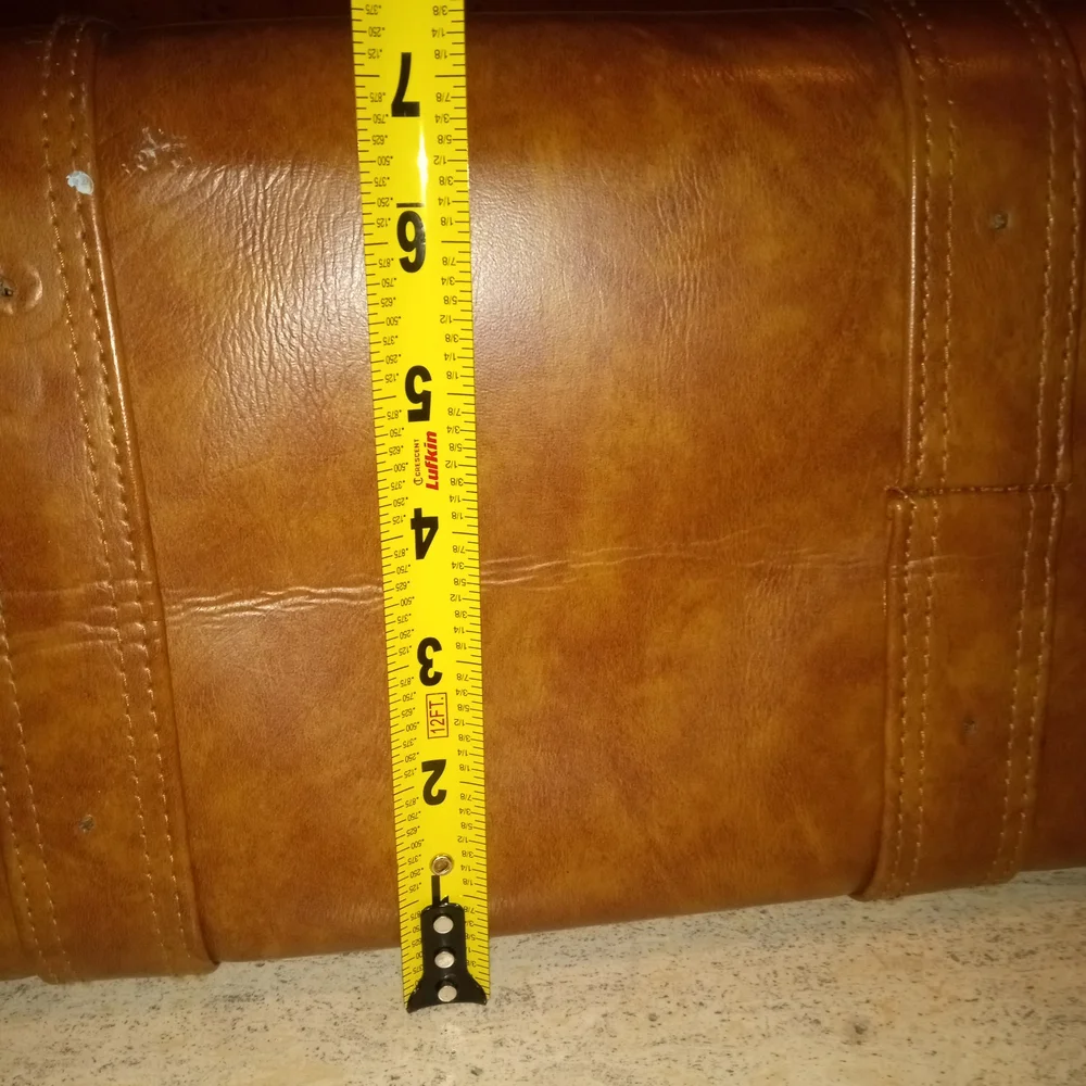 Vintage Airway Industries Inc Vegan Leather Travel Bag
